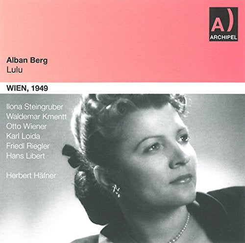 CD cover with pink header and black-and-white portrait of a woman.