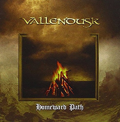 CD cover for Vallendusk’s “Homeward Path” featuring a campfire scene.