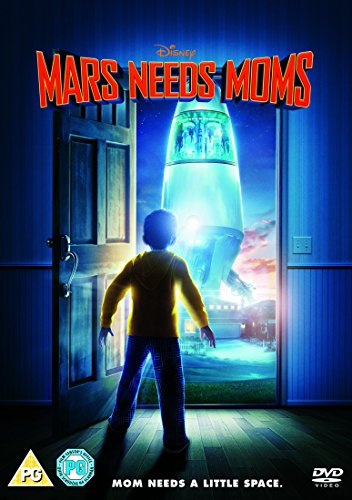 Boy looks at a glowing spaceship emerging from an open doorway.