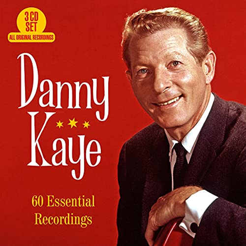 Danny Kaye portrait on a red CD case for a 3-disc set.