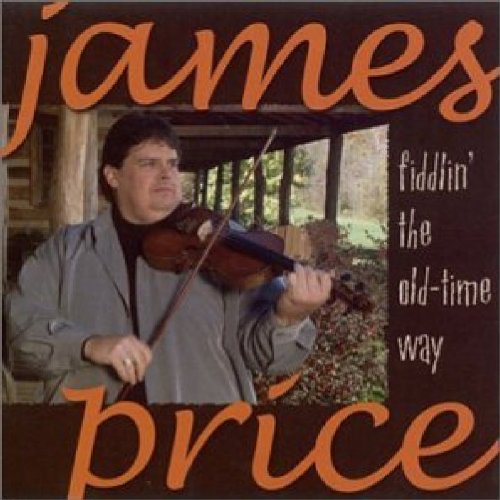"CD cover featuring a man playing violin outdoors with orange and white text."