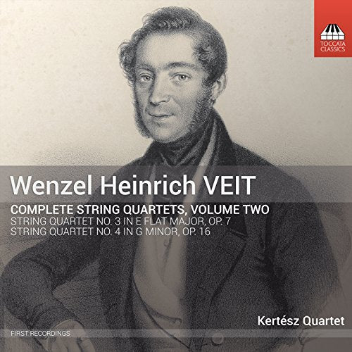 CD cover featuring a portrait of composer Wenzel Heinrich Veit.