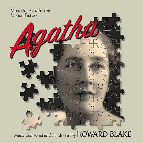 CD cover for "Agatha" soundtrack, featuring a puzzle-piece portrait.