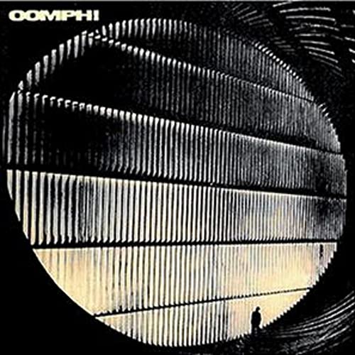 CD cover with abstract black and white striped circular design.