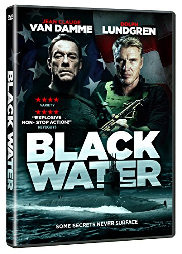 DVD cover for "Black Water" featuring Jean-Claude Van Damme and Dolph Lundgren.