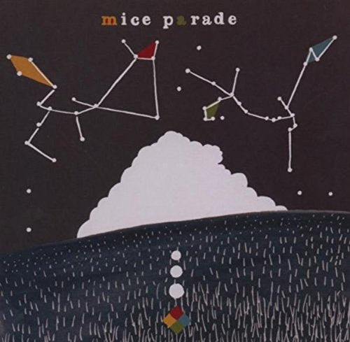 CD cover: dark background with constellation-like mice and a cloud.