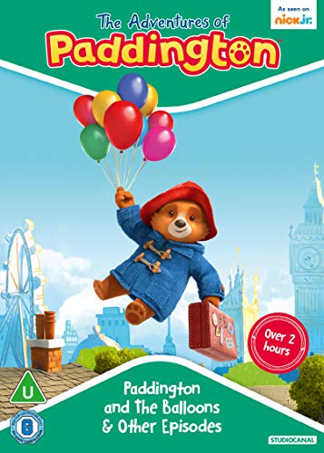 DVD case featuring Paddington Bear illustration, likely colorful and family-friendly.