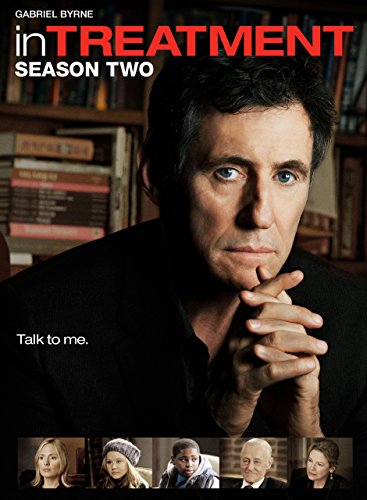 DVD cover for "In Treatment: Season 2" featuring Gabriel Byrne and five smaller portraits below.