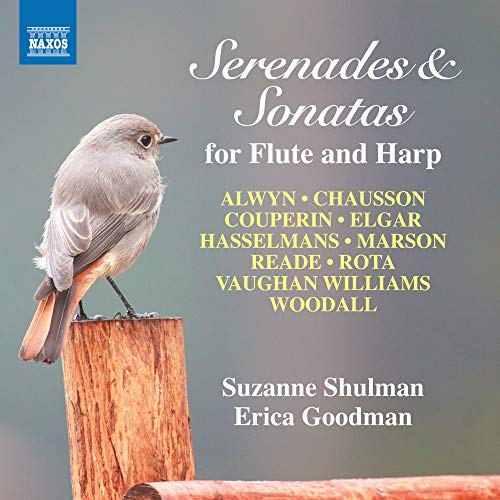 CD cover: bird on a branch with title “Serenades & Sonatas”.