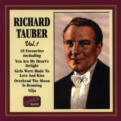 CD cover for Richard Tauber's "18 Favourites" with his portrait.