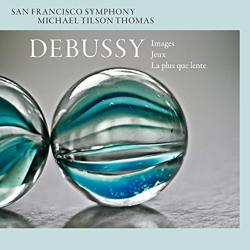 "CD cover featuring two glass marbles with blue swirls on a grey background."