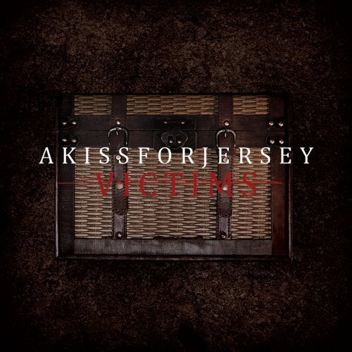 "CD cover art with electric chair and text 'A Kiss For Jersey - Victims'."
