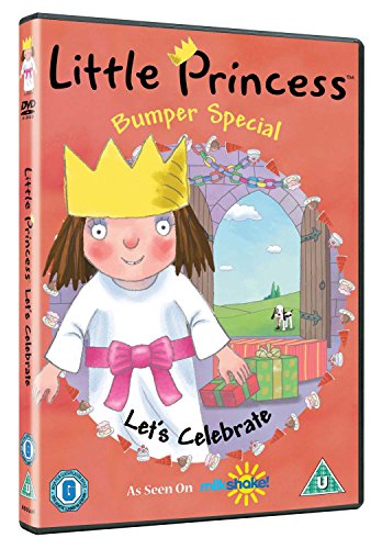 Little Princess" DVD cover featuring a girl with a crown and presents.