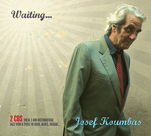 "CD cover featuring an older man in a suit, with 'Waiting...' and 'Josef Koumbas' text."