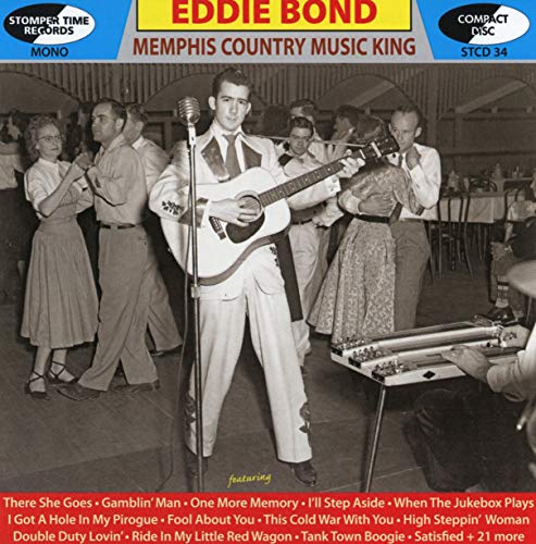 CD cover: Eddie Bond playing guitar, surrounded by dancers in a vintage scene.