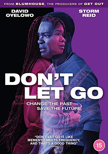 DVD cover for "Don't Let Go" featuring David Oyelowo and Storm Reid.