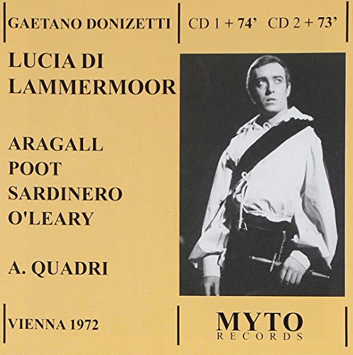 A yellow CD cover featuring a black-and-white image of a man in 18th-century attire.