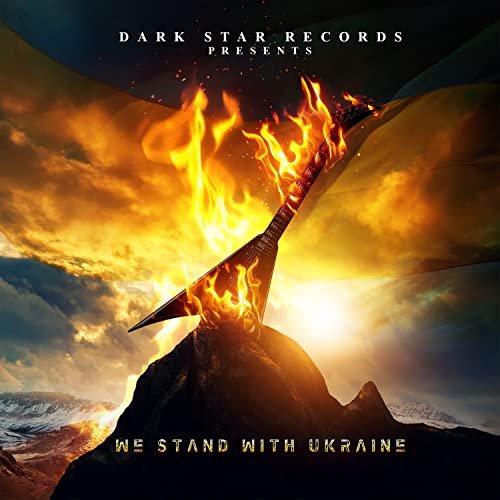 CD cover: paper airplane aflame against a fiery sunset and mountains.