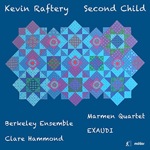 CD cover with a colorful, patchwork quilt design and text details.