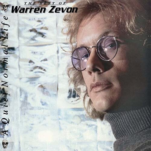 Warren Zevon album cover featuring a portrait with round glasses.