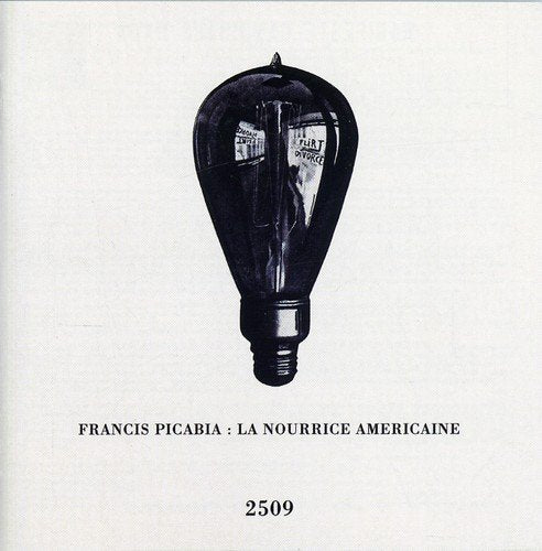 Black and white image of a light bulb on a beige background.