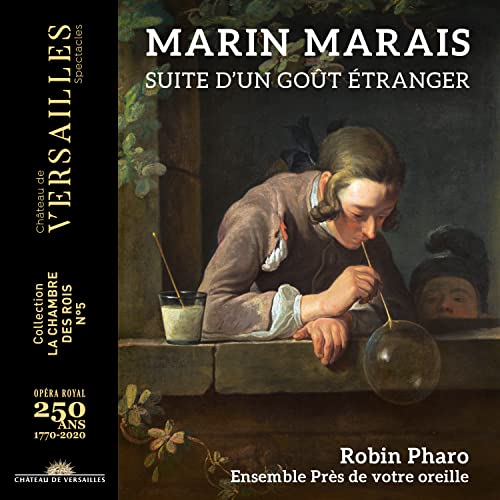 CD cover: portrait of a man playing a flute, ornate floral border.