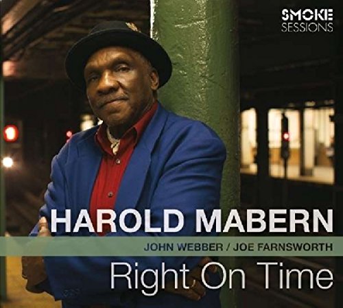 Harold Mabern album cover, “Right On Time,” featuring a portrait of the artist.