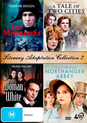 Blu-ray cover featuring four classic literary adaptation film posters.