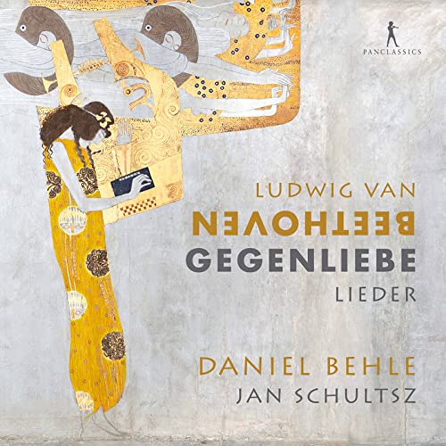 CD cover: Art Nouveau-style illustration with text “Beethoven Gegenliebe.”