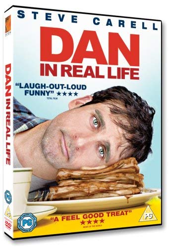 Dan in Real Life" DVD cover featuring Steve Carell and pancakes.