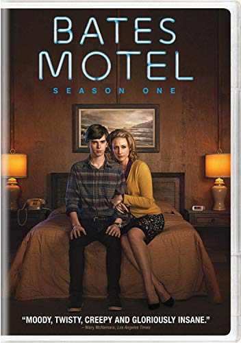 Bates Motel" Season One DVD cover featuring Norman and his mother.