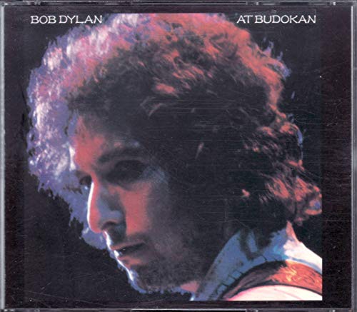 Bob Dylan album cover, āLive at Budokanā, featuring a portrait of Dylan.