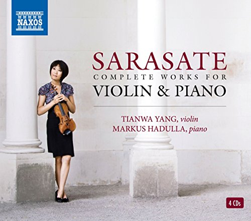 CD cover featuring violinist Tianwa Yang and pianist Markus Hadulla.