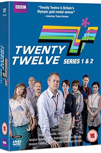 "Blue DVD case with 'Twenty Twelve Series 1 & 2' text and cast image."