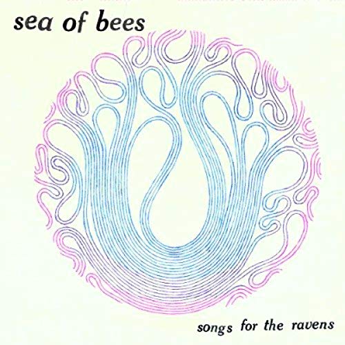 CD cover for Sea Of Bees’ “Songs For The Ravens” with abstract tree art.