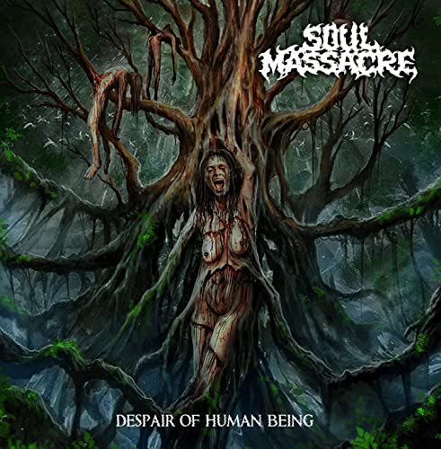 Dark album cover depicting figures entangled in a gnarled, ominous tree.