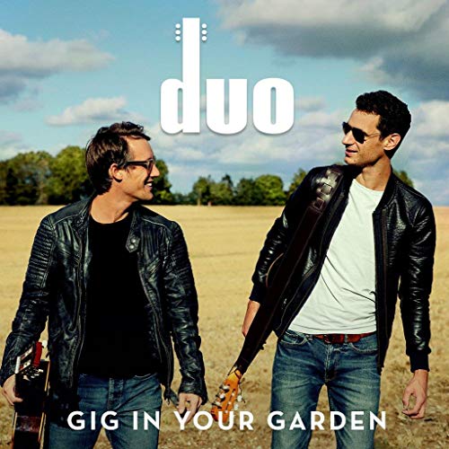 CD cover featuring two men with guitars in a field.