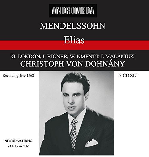 Black and white CD cover with a man's portrait and white text on black background.