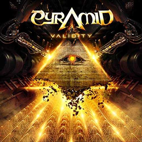 CD cover for Pyramid’s “Validity” featuring an eye within a pyramid.