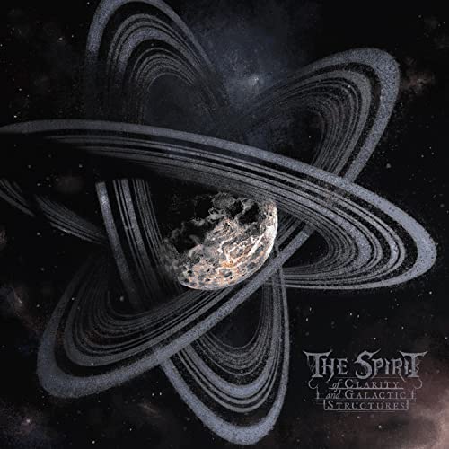 CD cover with a planetary image surrounded by swirling, dark rings.