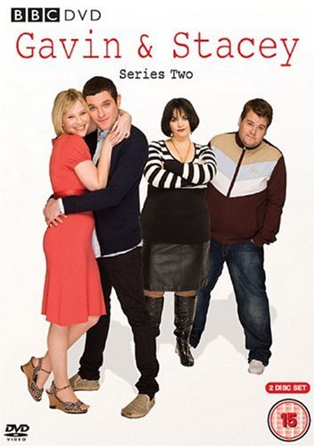DVD cover featuring four main characters from Gavin & Stacey series two.