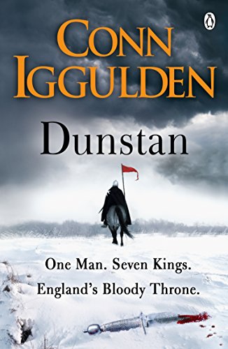 Book cover featuring a man on horseback in a snowy landscape with a bloody sword.