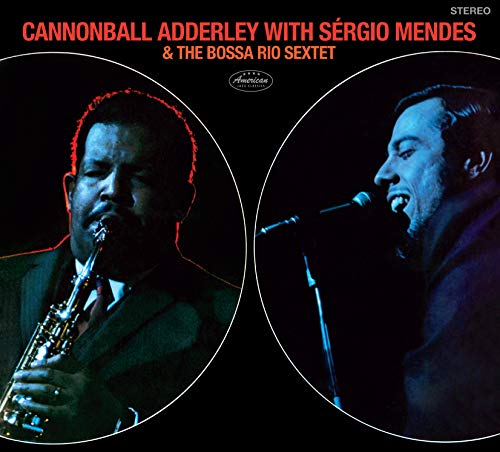 Album cover featuring two men, one playing saxophone and the other singing into a microphone.