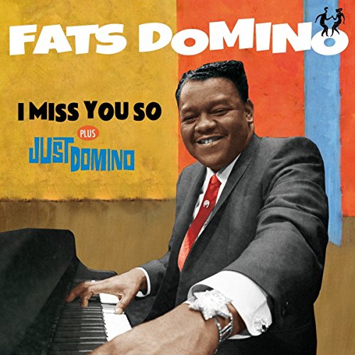 Fats Domino album cover featuring the artist at a piano.
