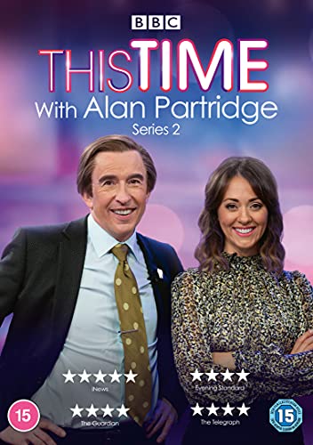 DVD cover for "This Time with Alan Partridge Series 2" featuring a man and woman.