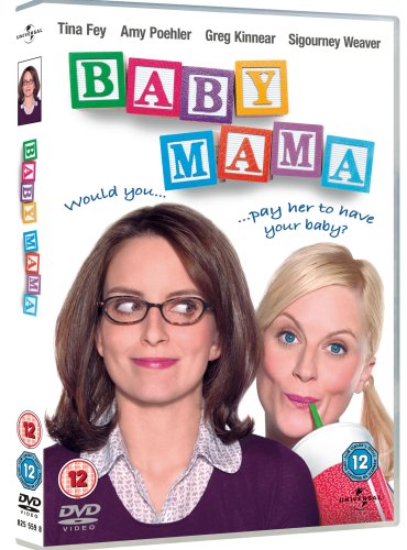 “Baby Mama” DVD cover featuring Tina Fey and Amy Poehler.