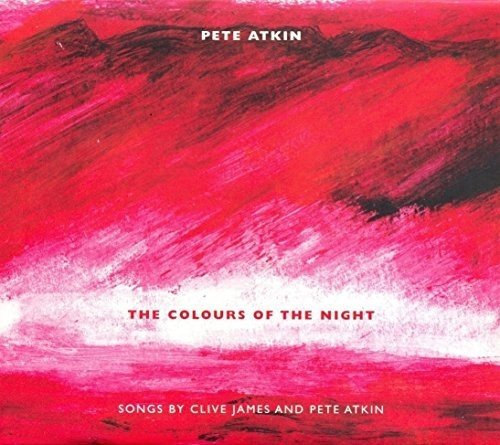 Album cover with red and white abstract painting, text "Pete Atkin" and "The Colours of the Night".