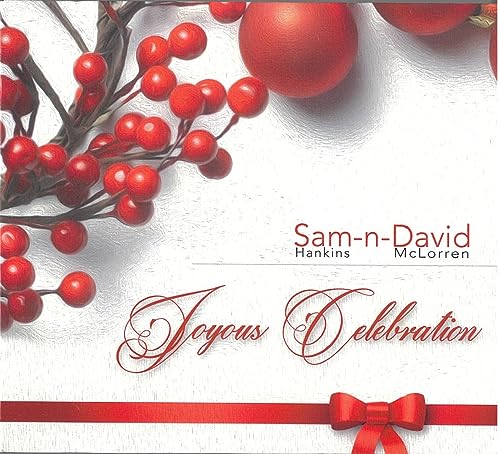 CD cover for “Joyous Celebration” by Sam-n-David Hankins McLorren, with red berries.