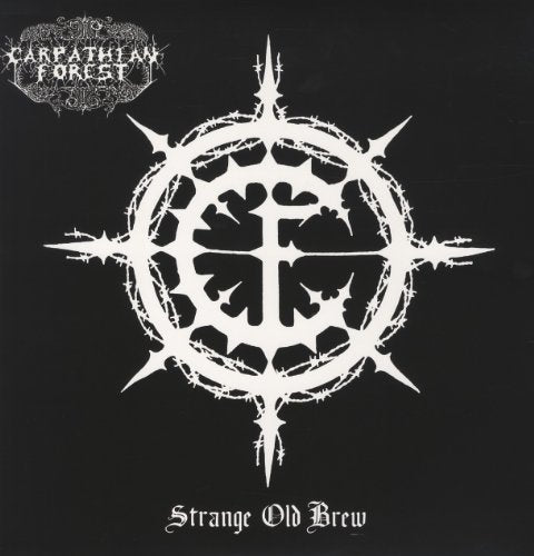 Black album cover with white graphic and "Carpathian Forest" and "Strange Old Brew" text.