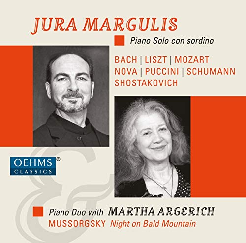CD cover featuring portraits of Jura Margulis and Martha Argerich.